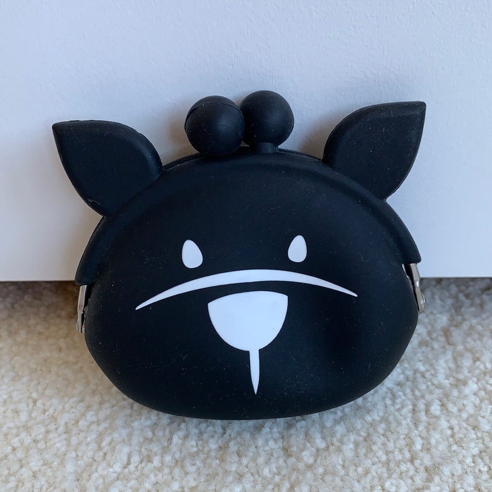 BCBG MaxAzria cat coin purse bag with ears NWOT